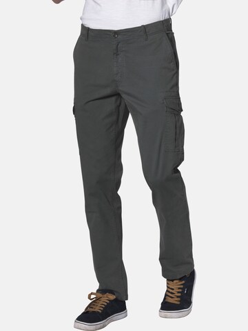 Jan Vanderstorm Loose fit Cargo trousers 'Staale' in Grey: front
