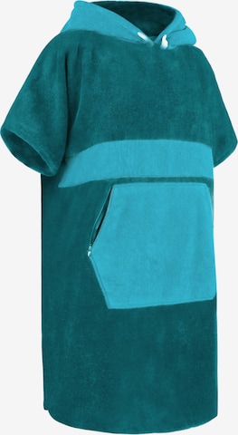 normani Athletic Robe ' Surfer Poncho ' in Blue