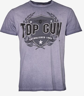 TOP GUN Shirt in Lila: voorkant