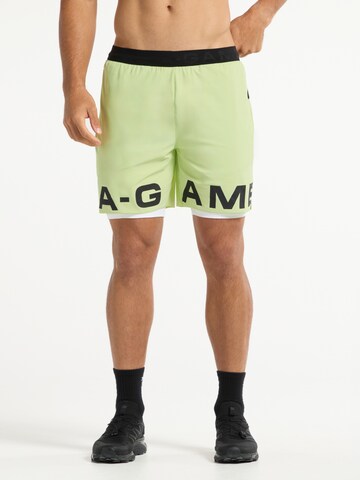 regular Pantaloni di A-Game in verde: frontale