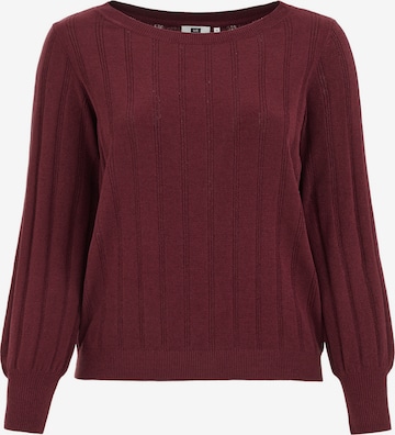 raudona WE Fashion Megztinis: priekis