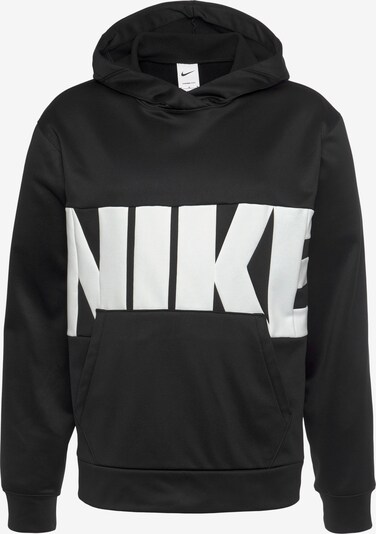 NIKE Sportsweatshirt in schwarz / weiß, Produktansicht