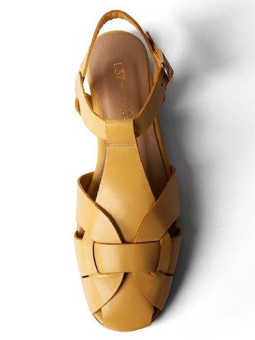 L37 HANDMADE SHOES Slipper 'LOST IN THE OCEAN AIR' in Yellow