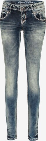 CIPO & BAXX Slimfit Jeans 'Valley' in Blauw: voorkant