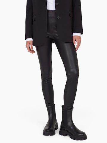 MOS MOSH Skinny Leggings 'MMLucia' i sort