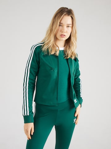 ADIDAS ORIGINALS Sweatvest 'Montreal' in Groen: voorkant