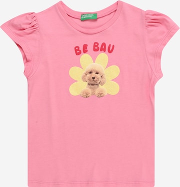 UNITED COLORS OF BENETTON T-Shirt in Pink: predná strana