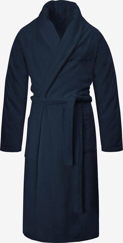 normani Long Bathrobe in Blue: front