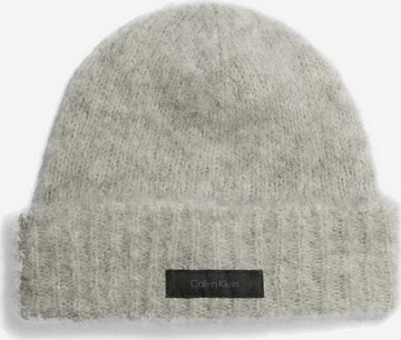 Bonnet Calvin Klein en gris : devant