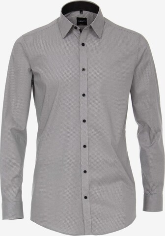 Casa Moda Button Up Shirt in Black: front