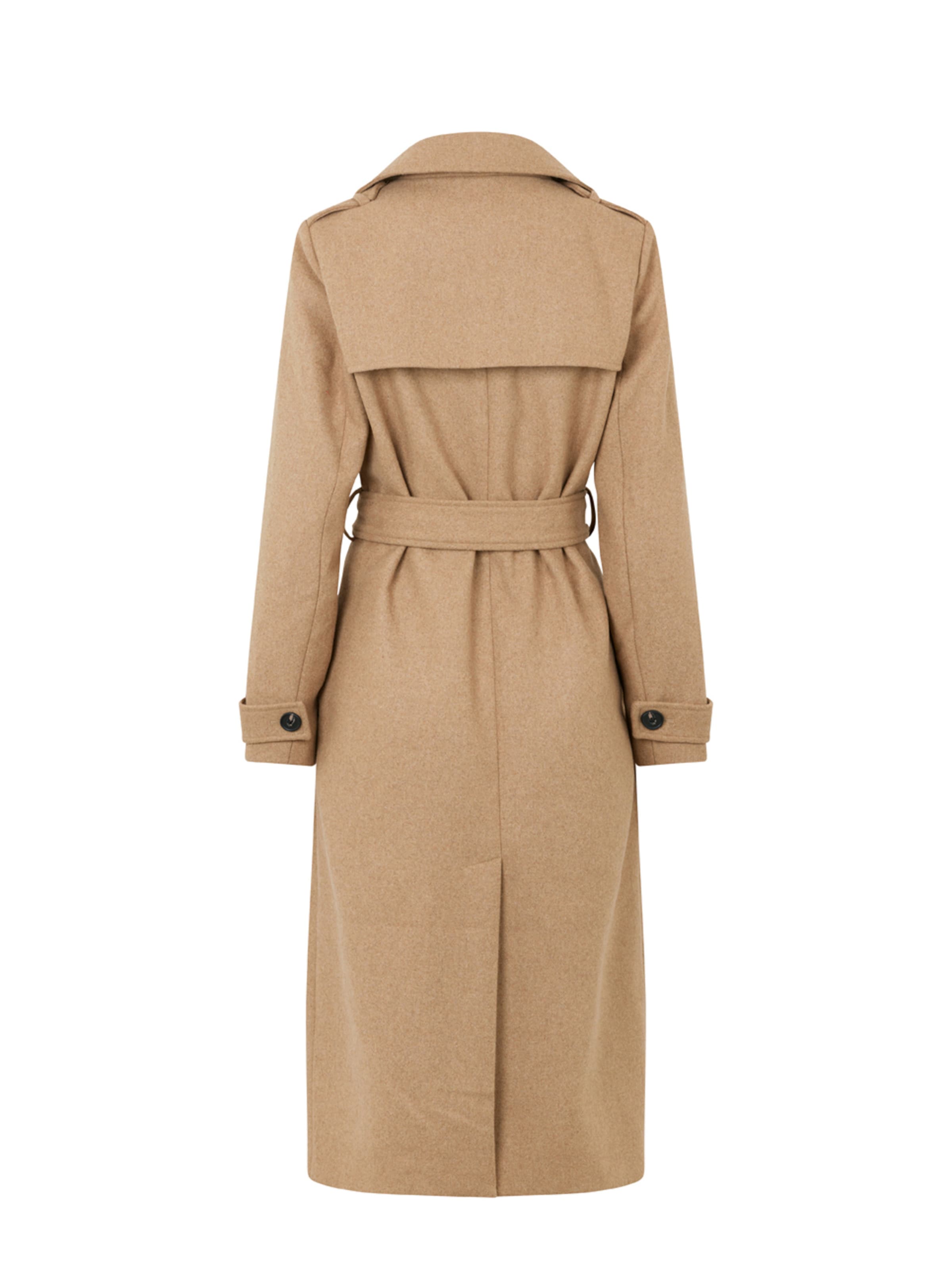 Manteau mi-saison 'Shay' modström en marron : devant