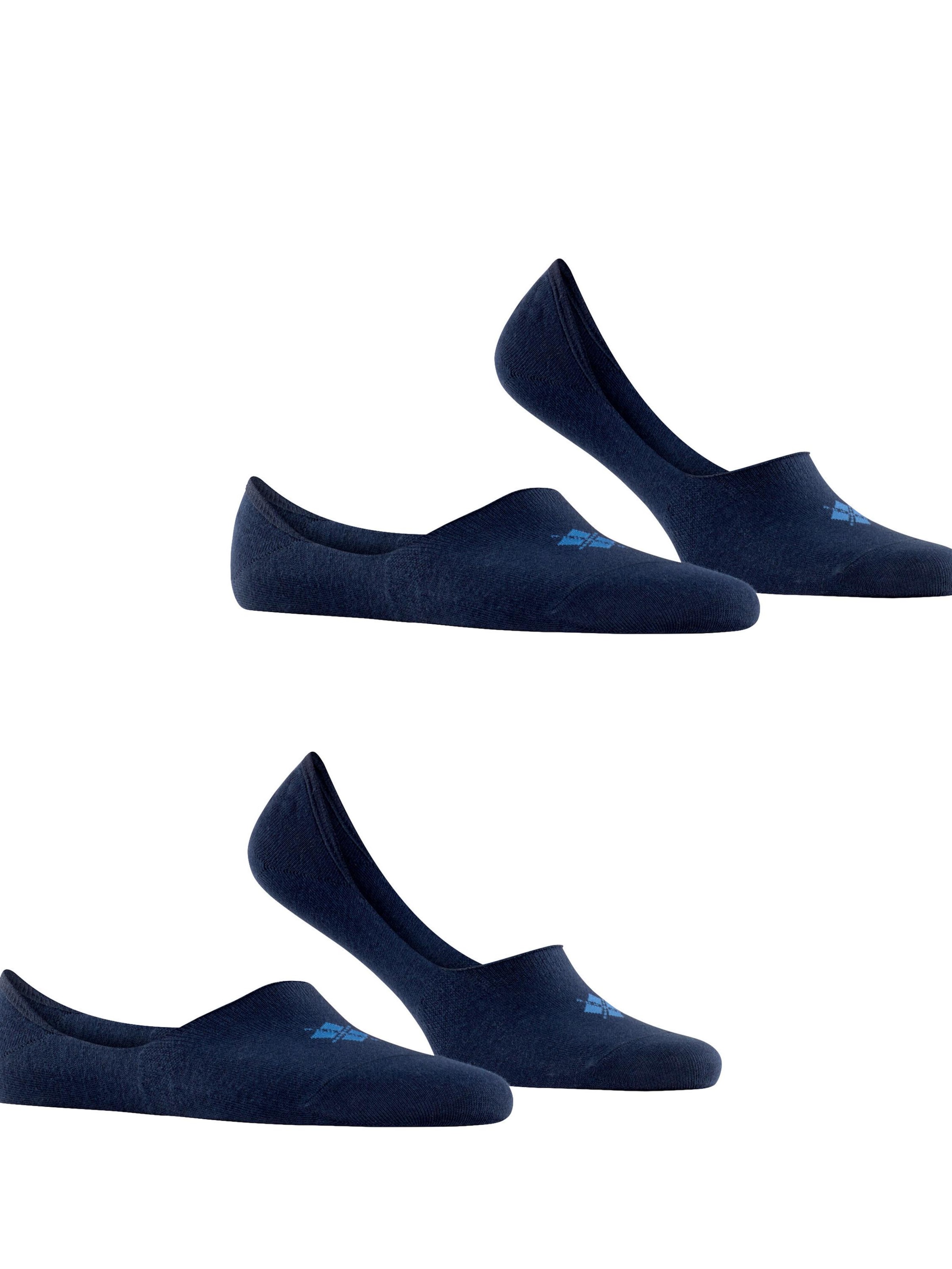 BURLINGTON Ankle Socks 'Everyday 2-Pack' in Blue