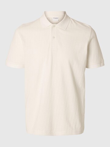 T-Shirt SELECTED en gris : devant