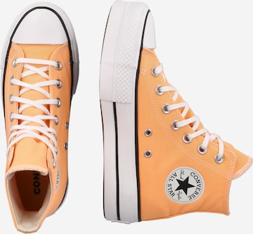 Sneaker înalt 'Chuck Taylor All Star Lift' de la CONVERSE pe portocaliu