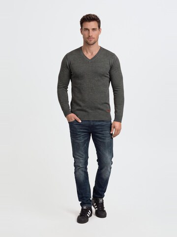 BLEND Pullover 'Lasse' in Grau