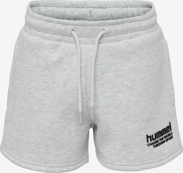 Hummel Regular Broek in Grijs: voorkant