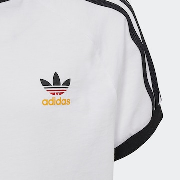 ADIDAS ORIGINALS Funktionsshirt 'Adicolor 3-Stripes' in Weiß