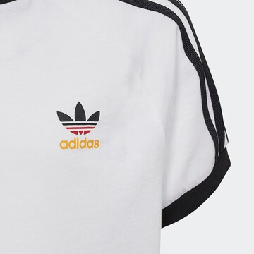 T-Shirt 'Adicolor 3-Stripes' ADIDAS ORIGINALS en blanc