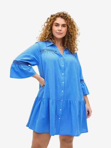 Zizzi Tuniek 'MZAHRA' in Blauw: voorkant