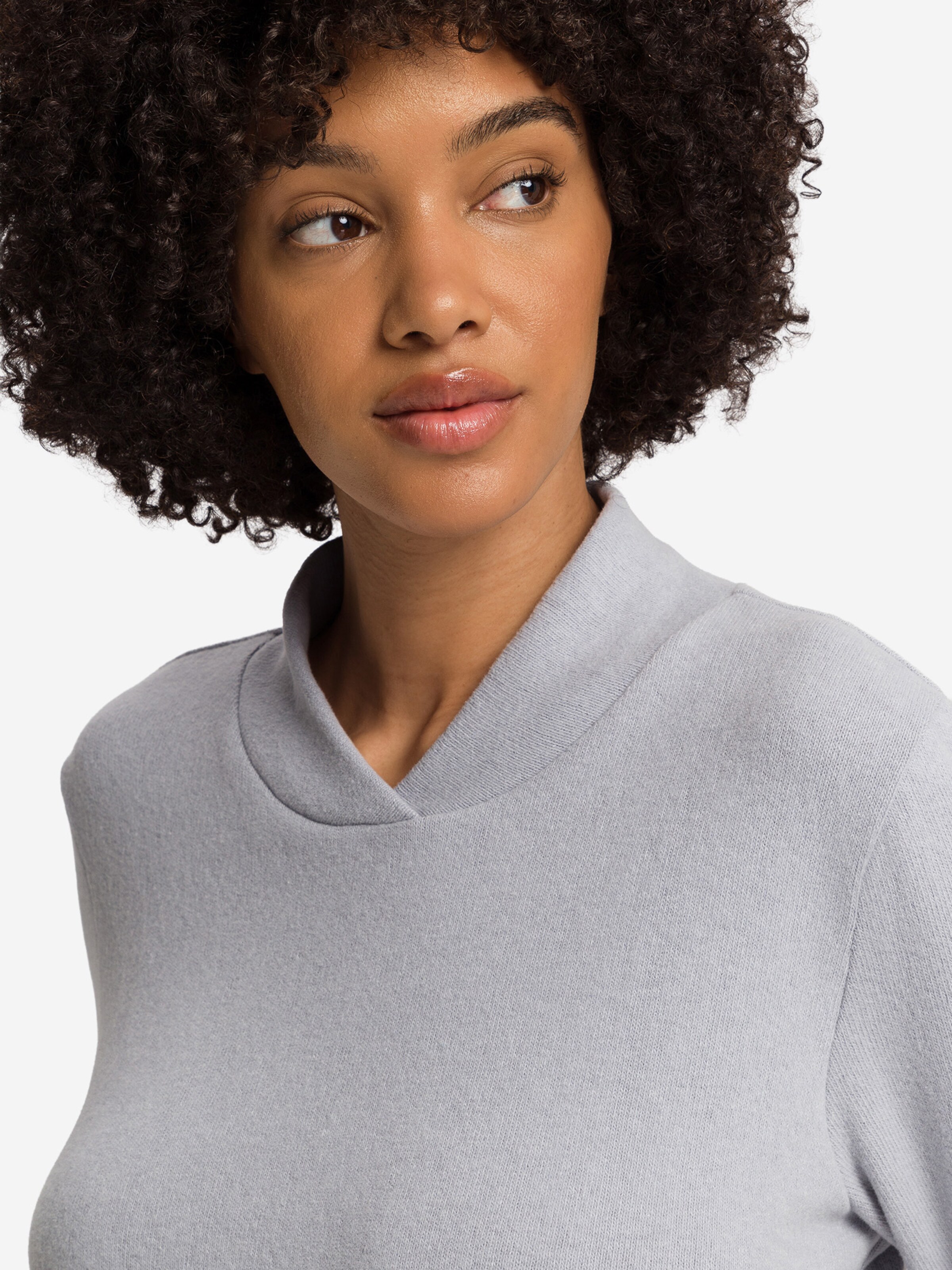 Hanro Sweatshirt ' Easy Wear ' in Grey