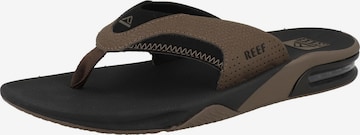 REEF Beach & Pool Shoes 'Fanning' in Brown