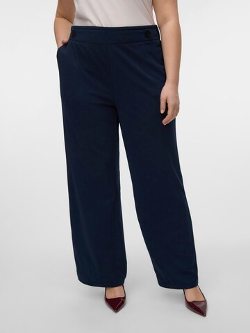 Wide leg Pantaloni di Vero Moda Curve in blu: frontale