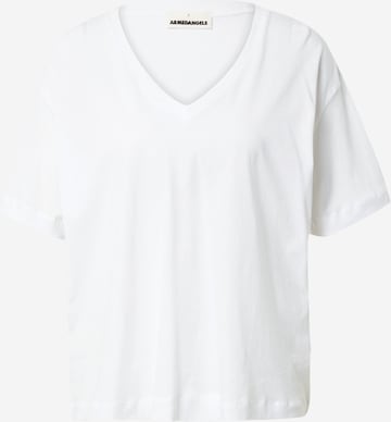 T-shirt 'Emika' ARMEDANGELS en blanc : devant