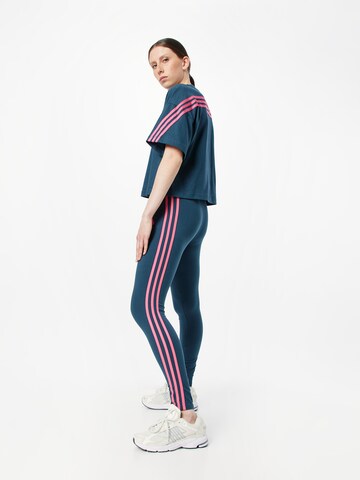 ADIDAS SPORTSWEARTehnička sportska majica 'Future Icons 3-Stripes' - plava boja