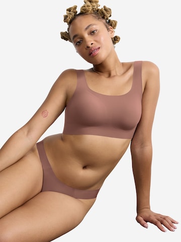 SLOGGI Bustier Bustier ' Blue ZERO Feel 20 ' in Braun