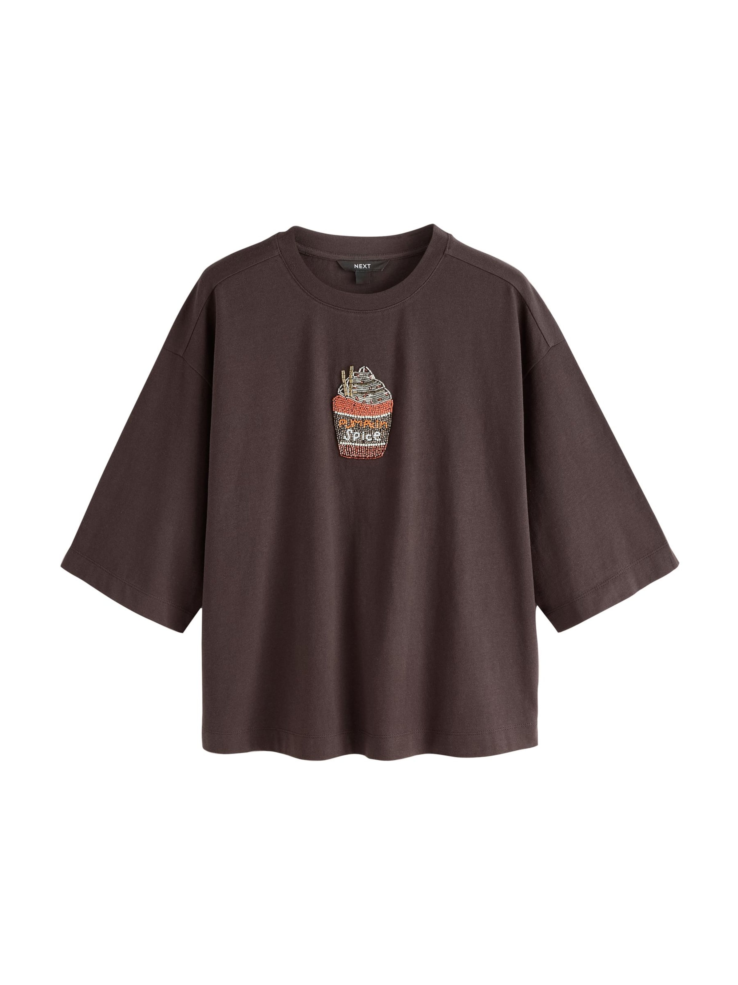 Next Shirt in XS in Chocolate / Mint / Orange, Item view