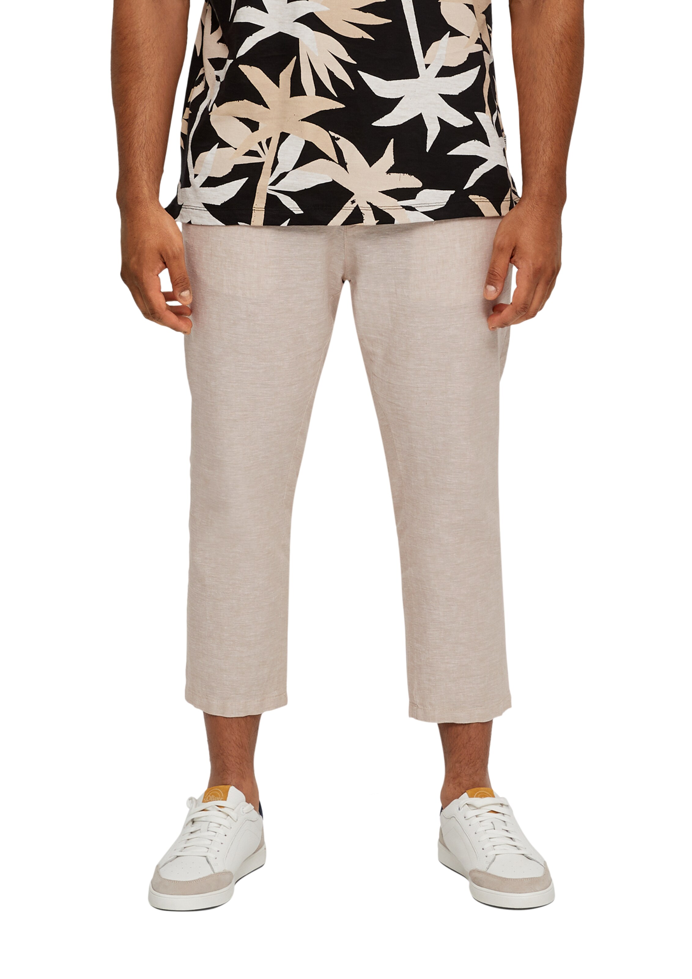 Regular Pantalon 'Detroit' s.Oliver en beige : devant
