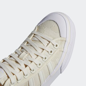 ADIDAS ORIGINALS Σνίκερ ψηλό 'Nizza' σε μπεζ