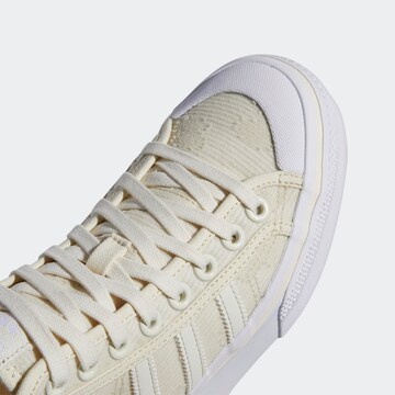 ADIDAS ORIGINALS High-Top Sneakers 'Nizza Platform Mid' in Beige