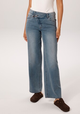 Aniston CASUAL Wide leg Jeans in Blue: front