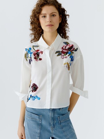 OUI Blouse in White: front