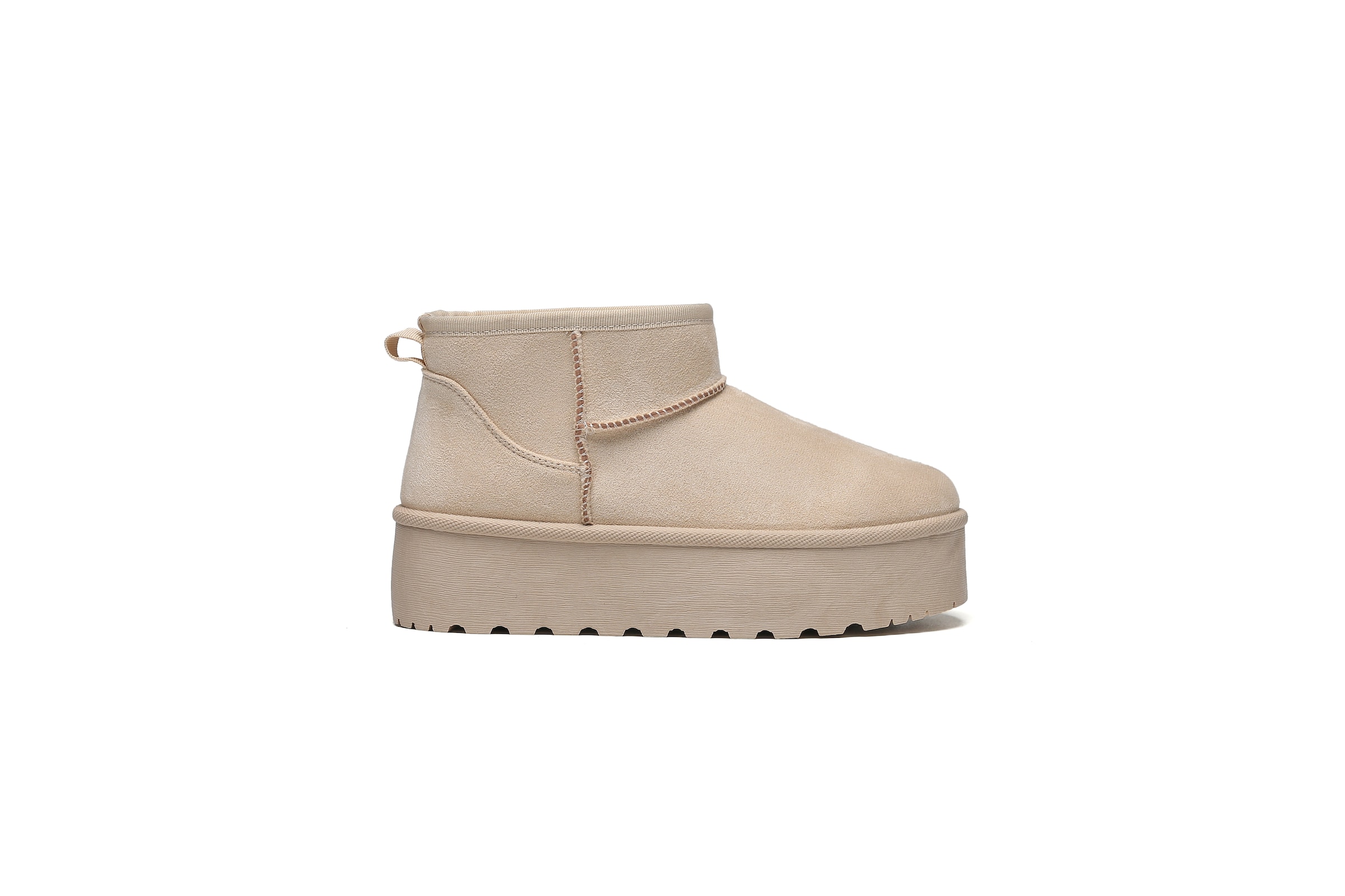 Stivaletto di Elara in beige: frontale