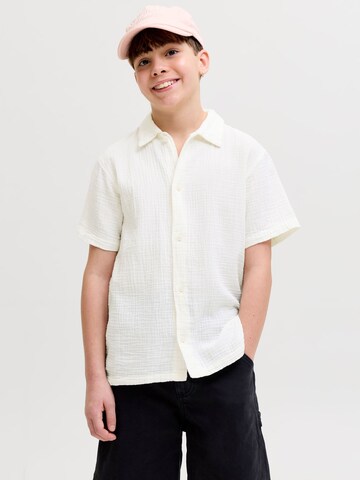 Jack & Jones Junior Regular fit Overhemd in Wit: voorkant