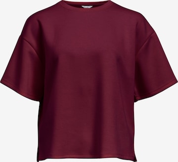 T-shirt OBJECT en rouge : devant