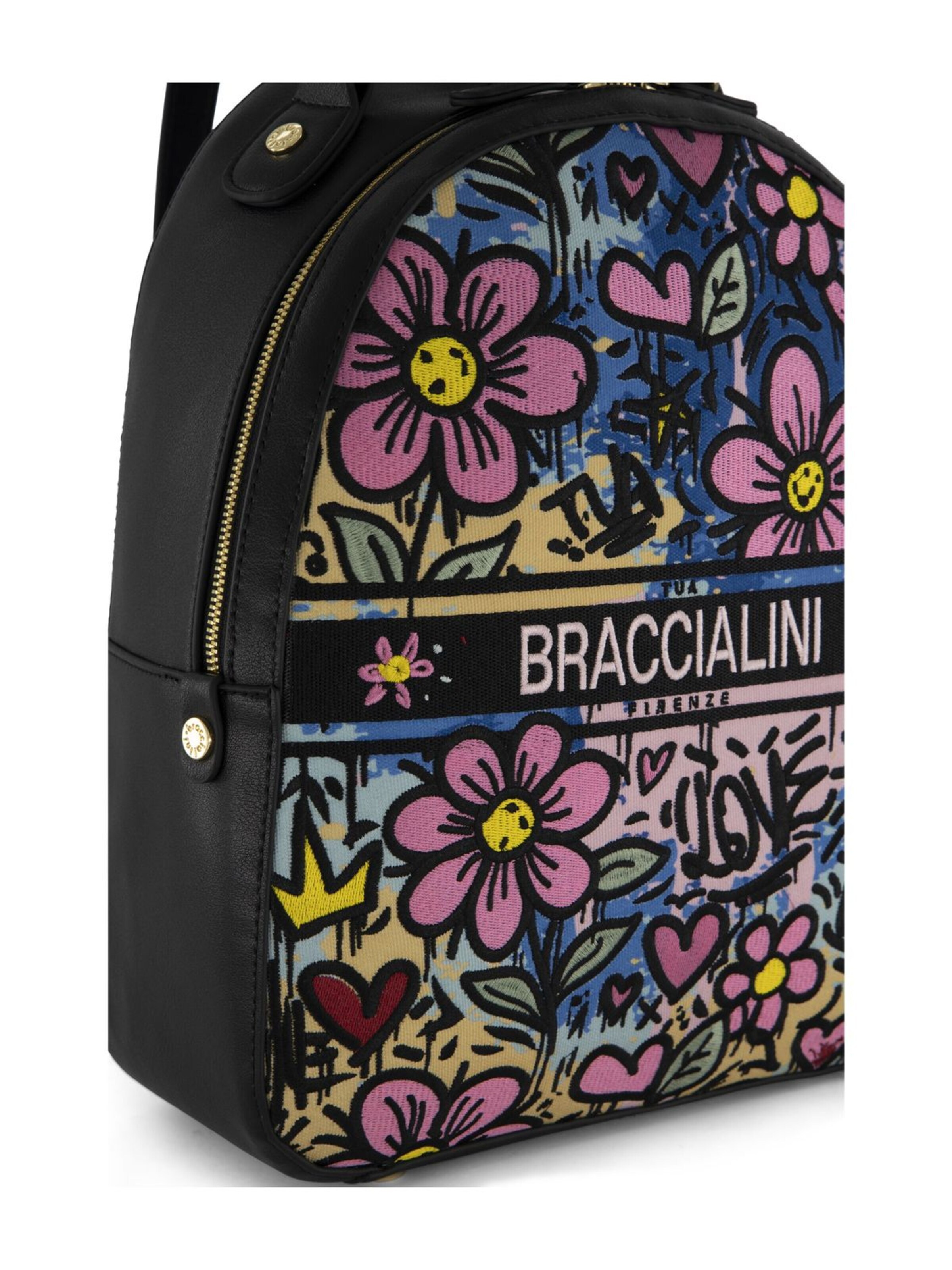Zaino 'Jacquard' di Braccialini in colori misti