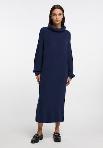 RISA Knit dress in Blue: front