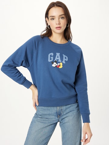 GAP - Sweatshirt 'DISNEY' em azul: frente