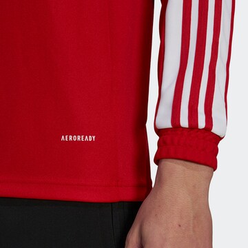 ADIDAS SPORTSWEAR - Skinny Sweatshirt de desporto 'Squadra 21 ' em vermelho