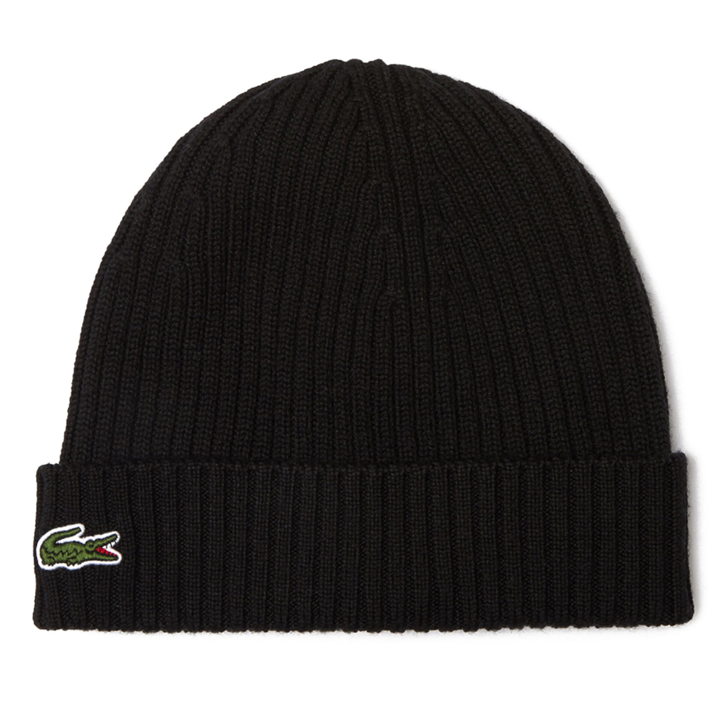 Bonnets shop lacoste noir