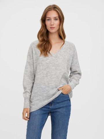 VERO MODA Pullover 'VIGGA' in Grau: predná strana