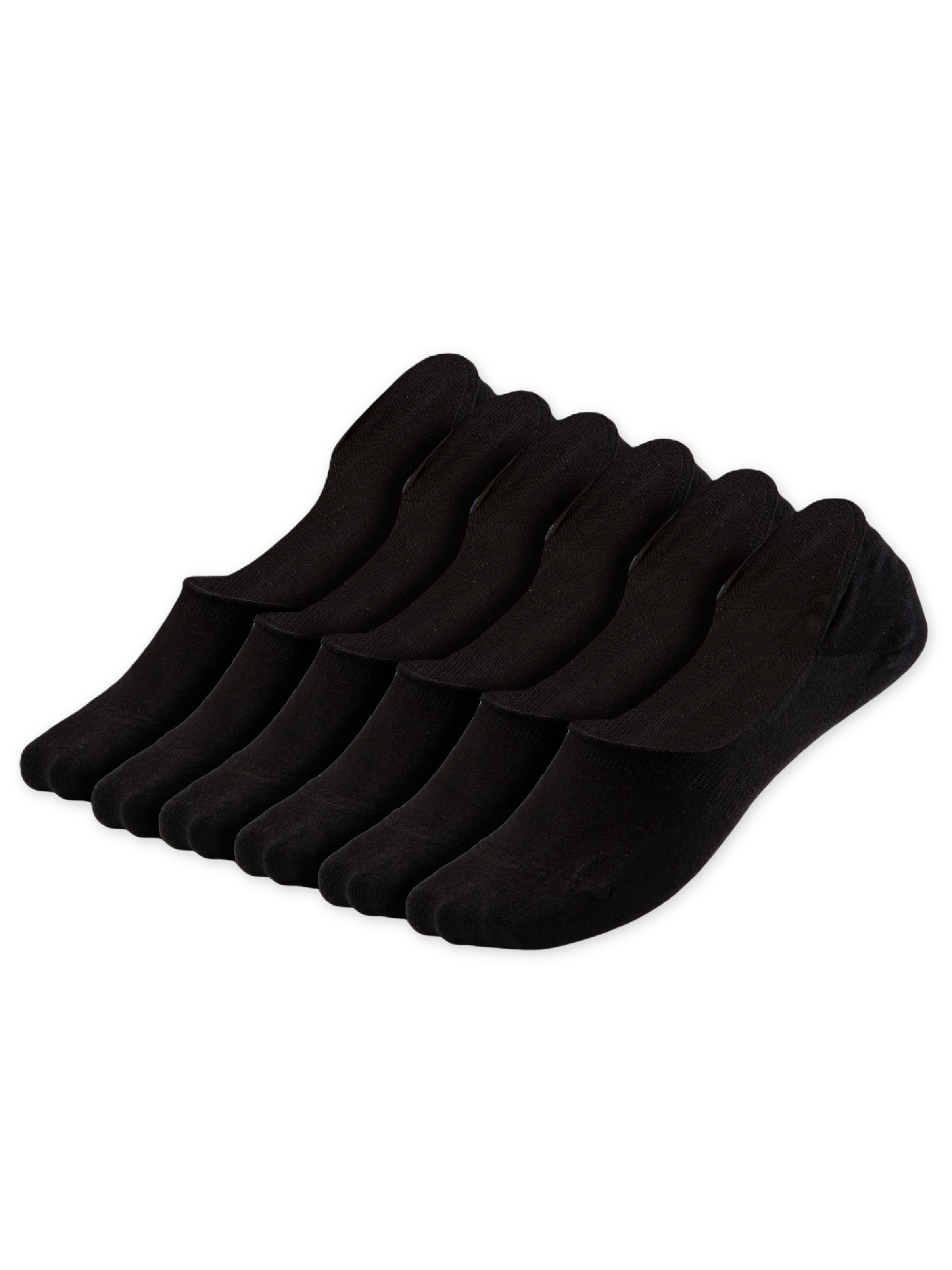QOLONIA Socks 'Füßlinge' in Black: front