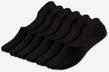 QOLONIA Socks 'Füßlinge' in Black: front
