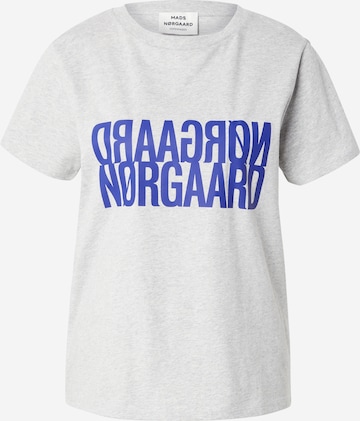 MADS NORGAARD COPENHAGEN Футболка в Серый: спереди