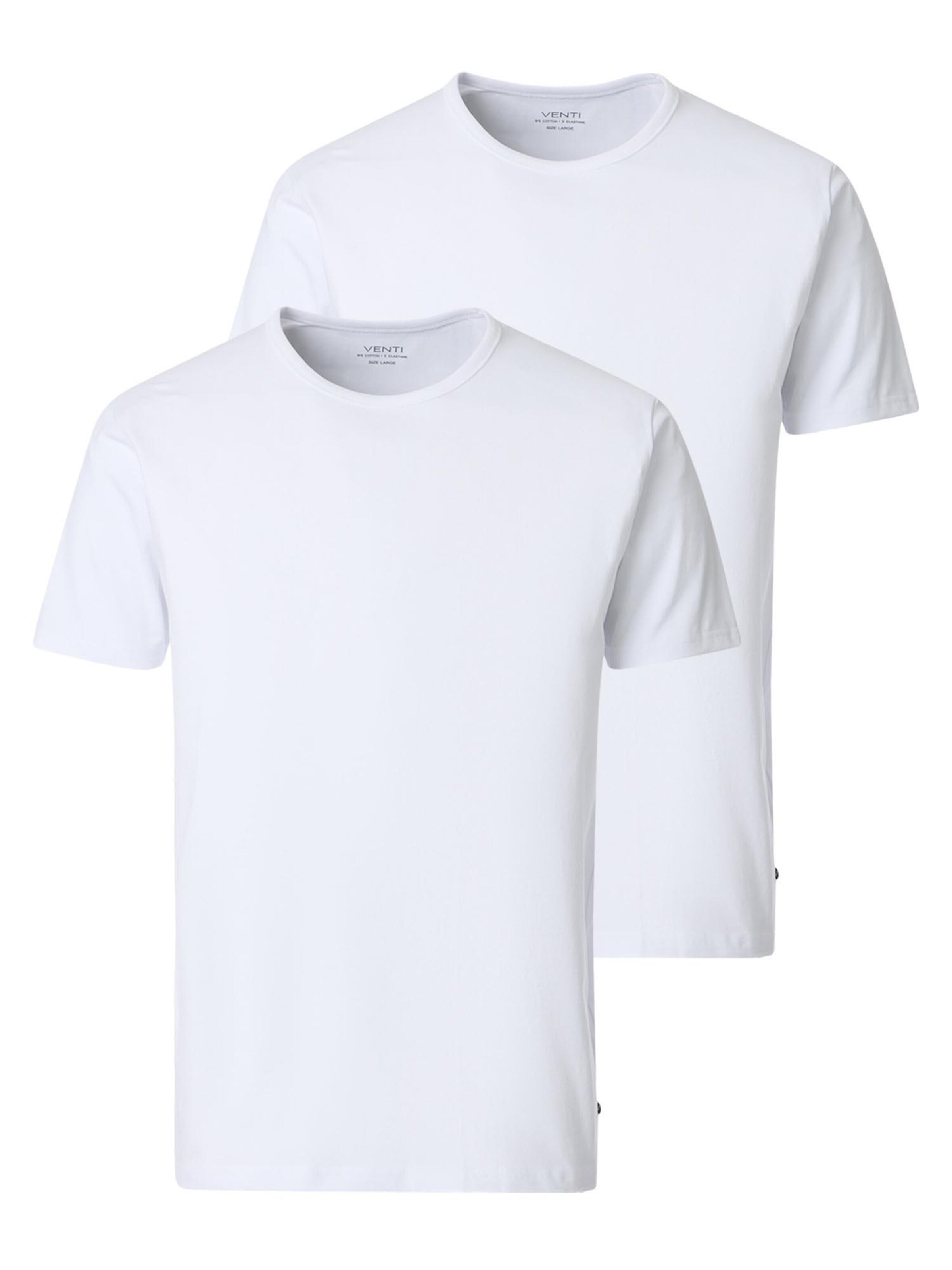 VENTI Shirt 'Basic' in White: front