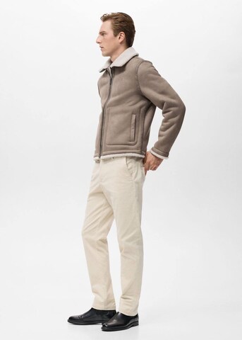 MANGO MAN Winter Jacket 'Idris' in Brown