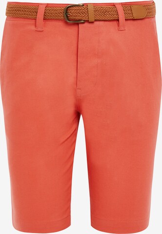 Threadbare Slimfit Broek 'Conta' in Oranje: voorkant